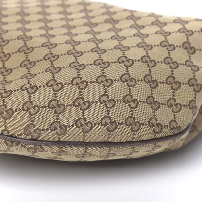 Gucci Monogram Large Wave Hobo Dark Brown 11 of 15