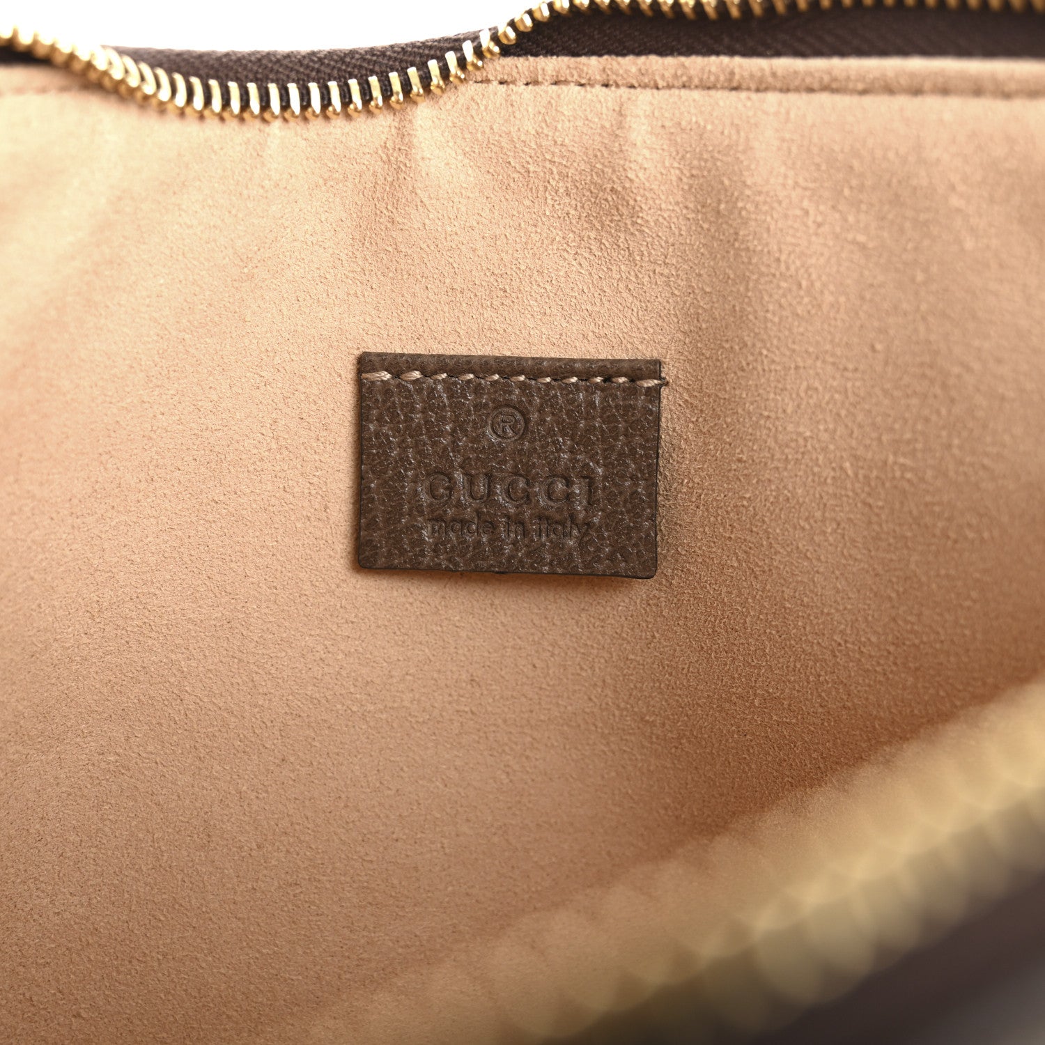 Gucci GG Supreme Monogram Large Ophidia Pouch Clutch Brown 6 of 7