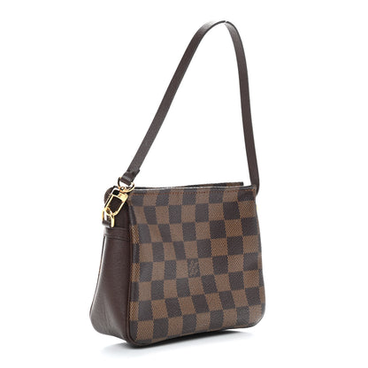 Louis Vuitton Damier Ebene Trousse Make Up Bag Pochette 4 of 12