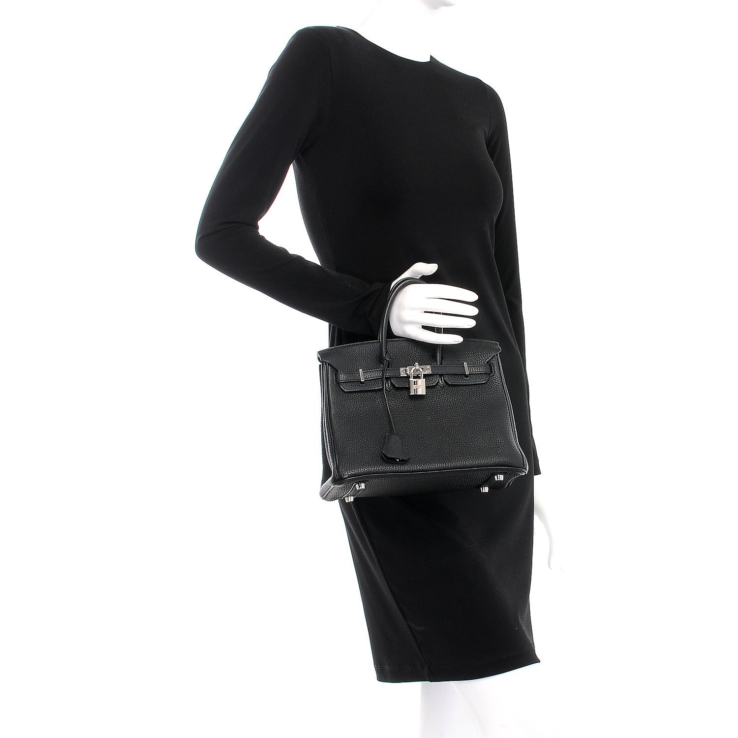 Hermes Togo Birkin 25 Black 2 of 36