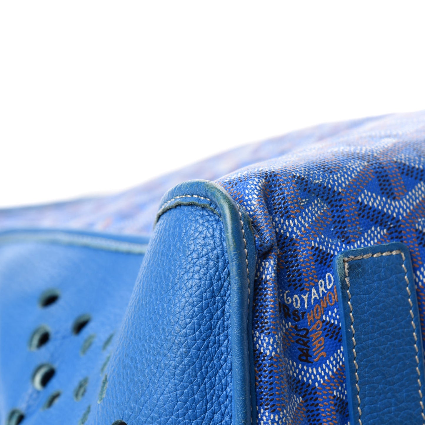 Goyardine Sac Hardy Pet Carrier PM Sky Blue