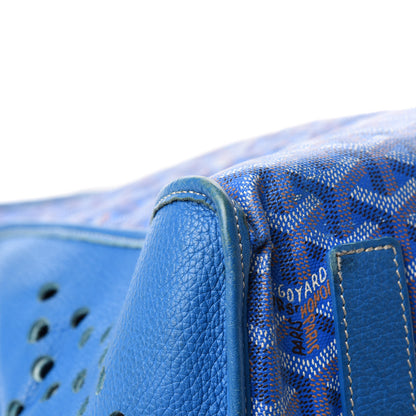 Goyard Goyardine Sac Hardy Pet Carrier PM Sky Blue 10 of 19