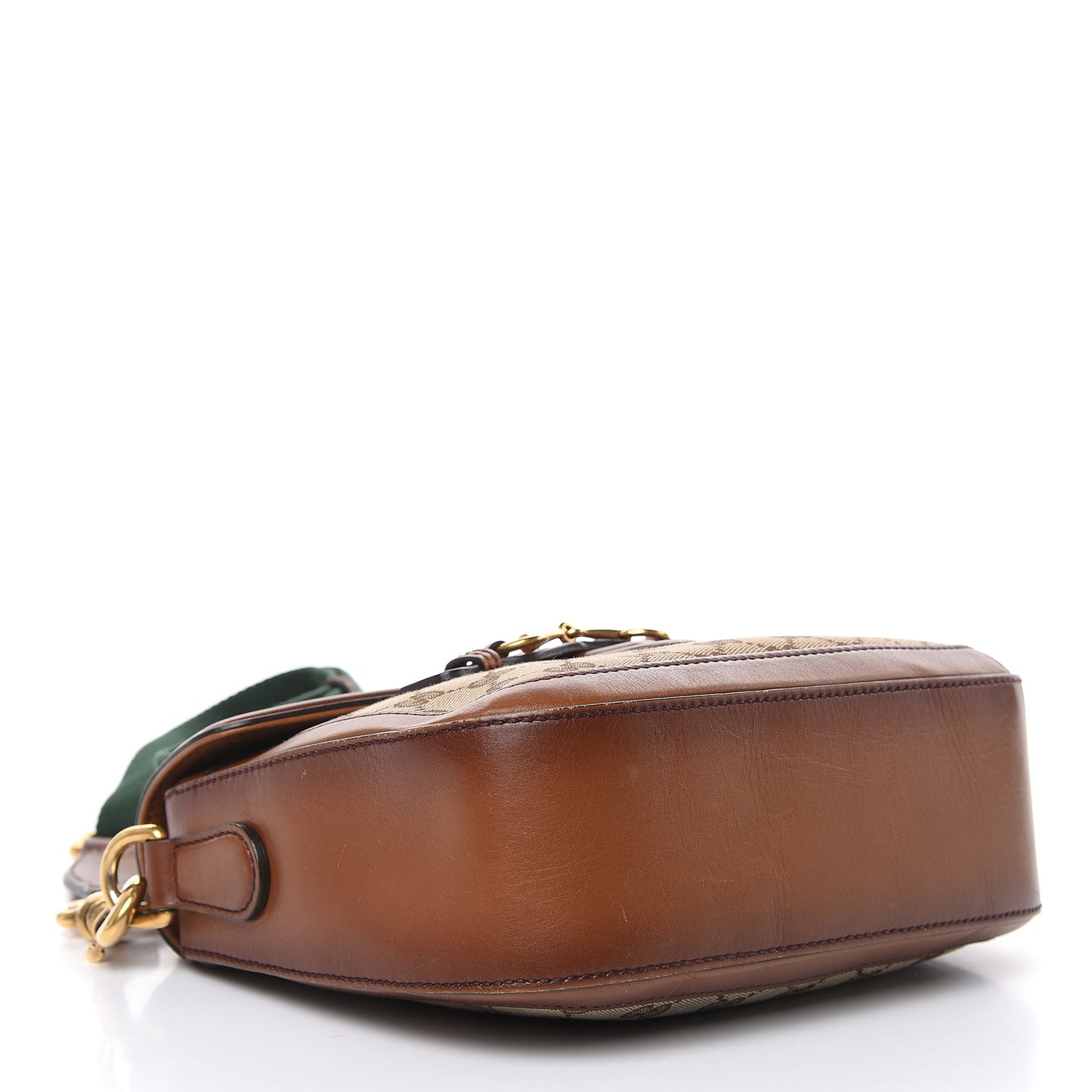 Monogram Medium Lady Web Shoulder Bag Beige Cuir