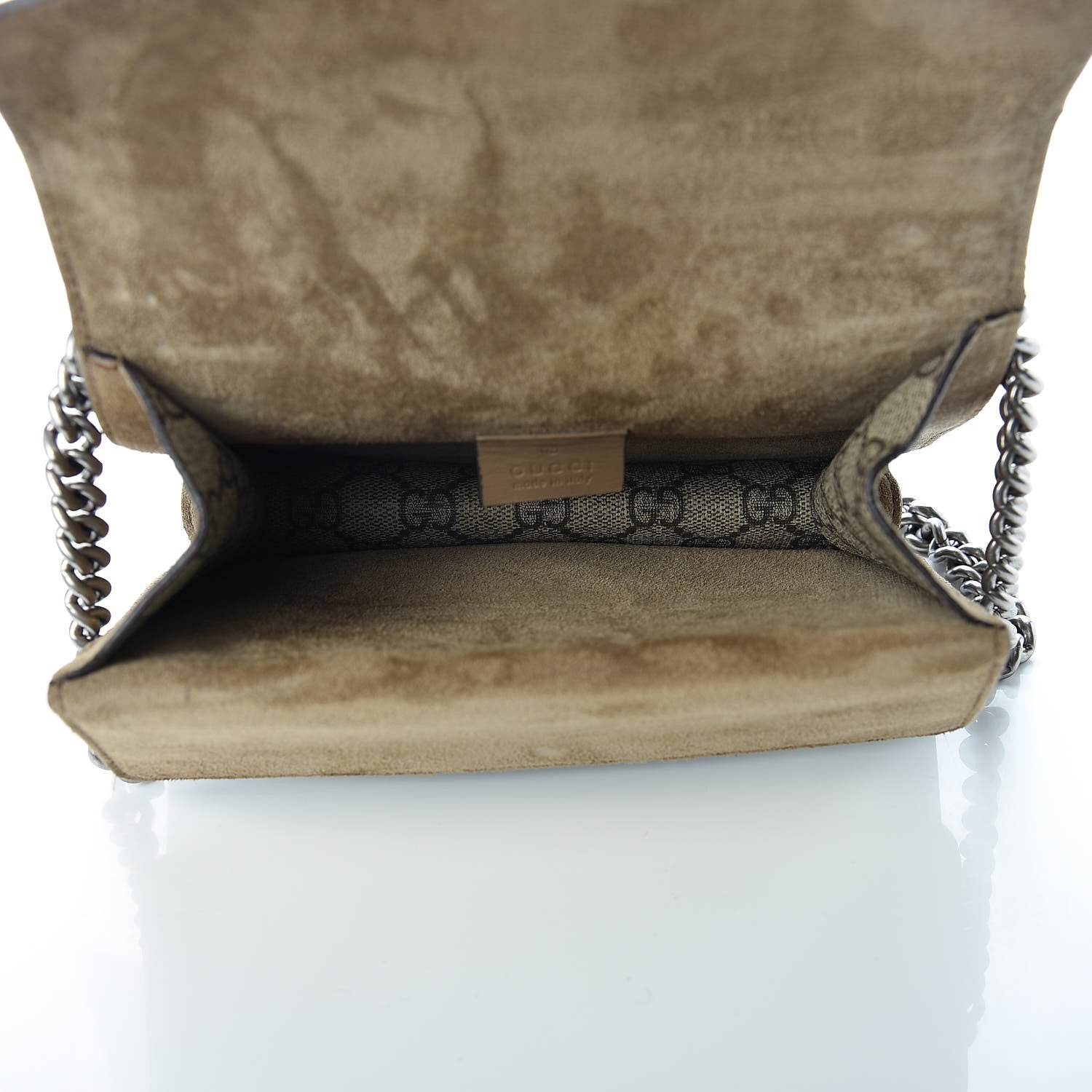 Gucci GG Supreme Monogram Mini Dionysus Shoulder Bag Taupe 6 of 12