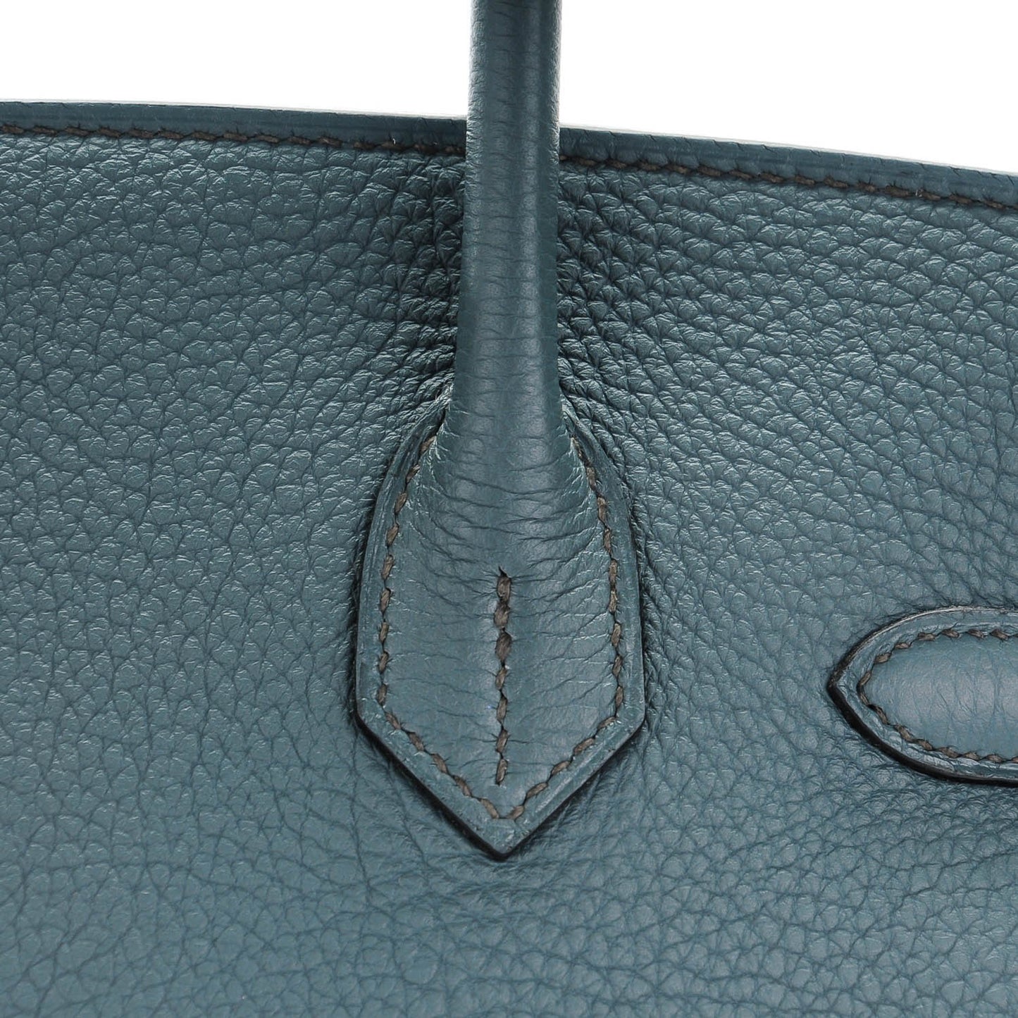 Taurillon Clemence Birkin 30 Bleu Orage