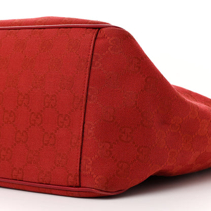 Gucci Monogram Large Positano Tote Red 10 of 10