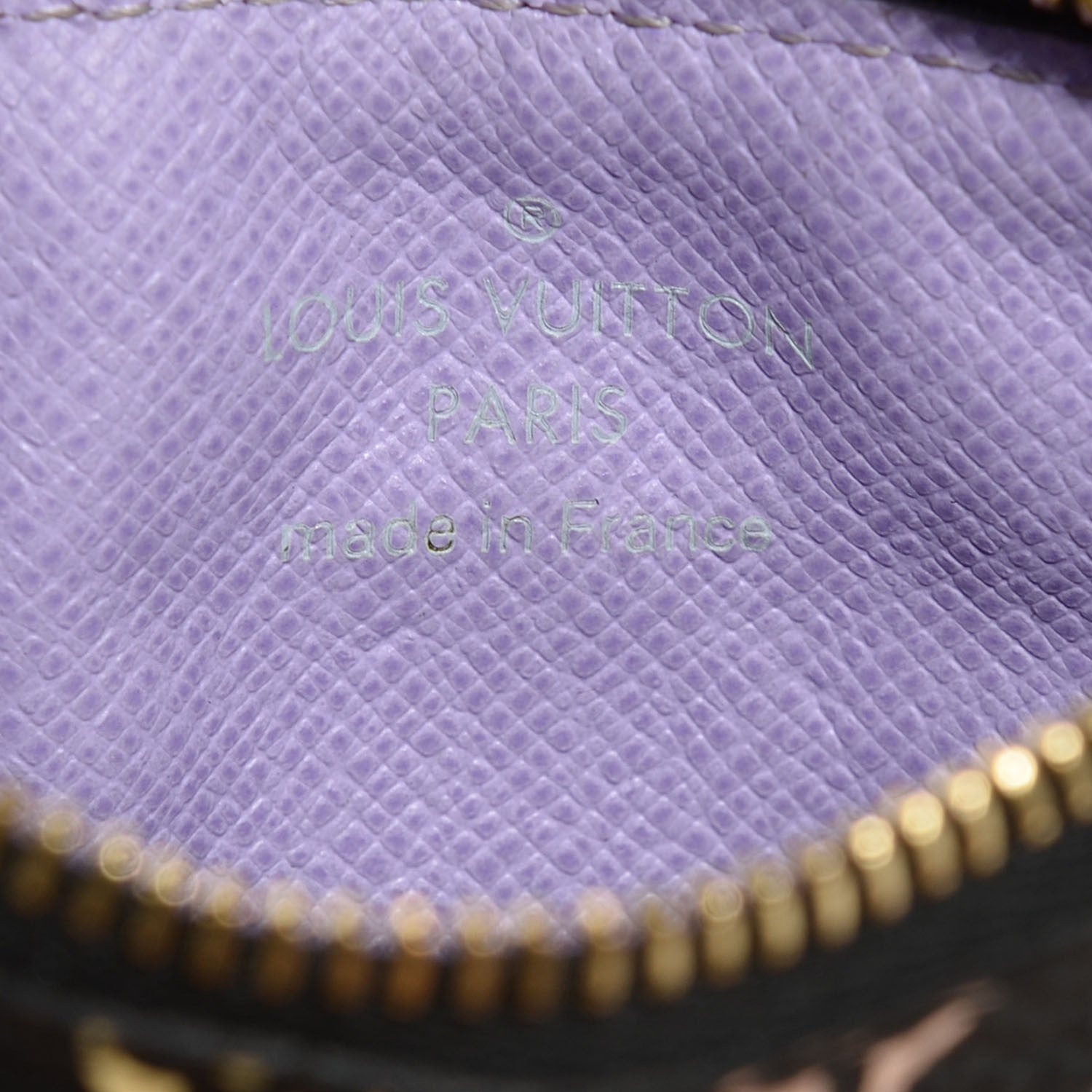 Louis Vuitton Monogram Multicolor Key Pouch Black Violet 7 of 8