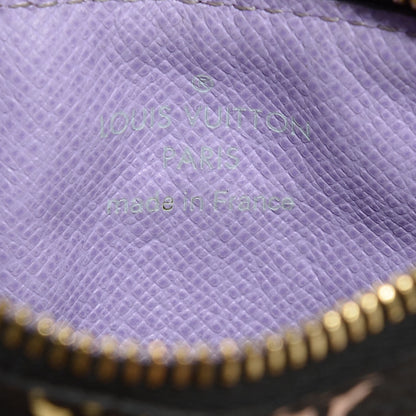 Louis Vuitton Monogram Multicolor Key Pouch Black Violet 7 of 8