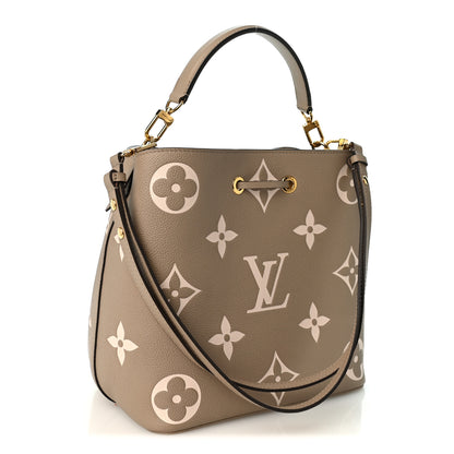 Louis Vuitton Empreinte Monogram Giant Neonoe MM Tourterelle Creme 3 of 10
