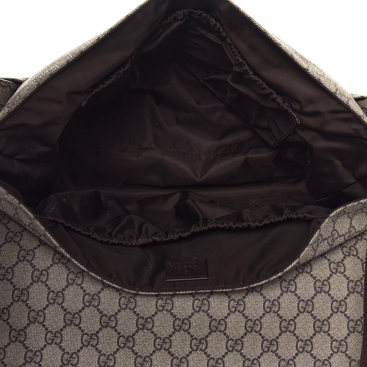Gucci GG Plus Monogram Messenger Diaper Bag Dark Brown 5 of 12