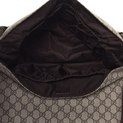 Gucci GG Plus Monogram Messenger Diaper Bag Dark Brown 5 of 12