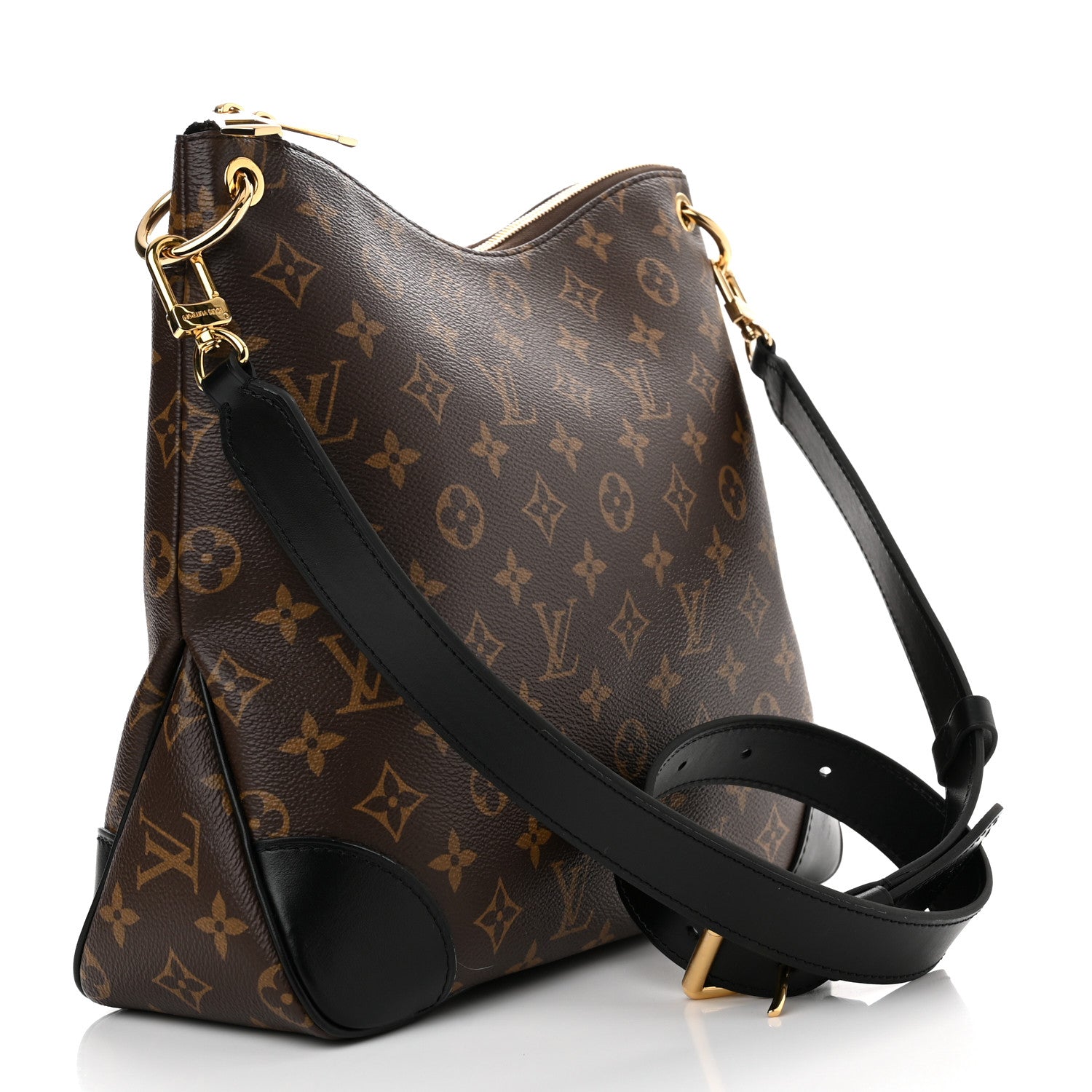 Louis Vuitton Monogram Odeon MM Black 2 of 8
