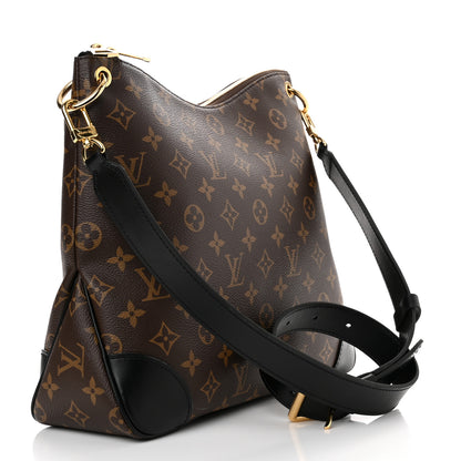Louis Vuitton Monogram Odeon MM Black 2 of 8