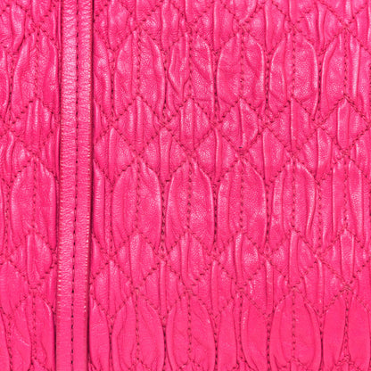 Miu Miu Nappa Matelasse Shoulder Bag Fuxia 7 of 13