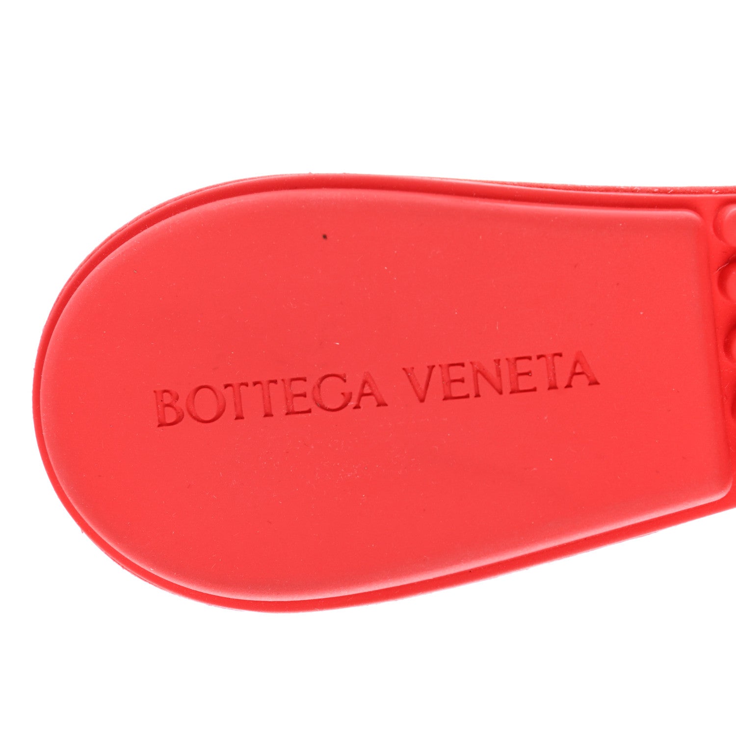 Bottega Veneta Lambskin Fabric Weave Intrecciato Dot Sandals 40.5 Bubble Gum Tomato 7 of 9