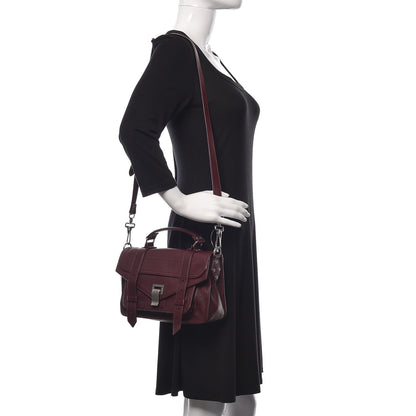 Proenza Schouler Lambskin Tiny PS1 Satchel Oxblood 2 of 11