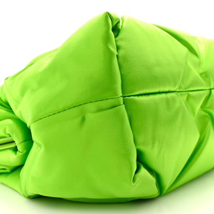 Bottega Veneta Satin Intrecciato The Point Triangle Bag Green 9 of 11