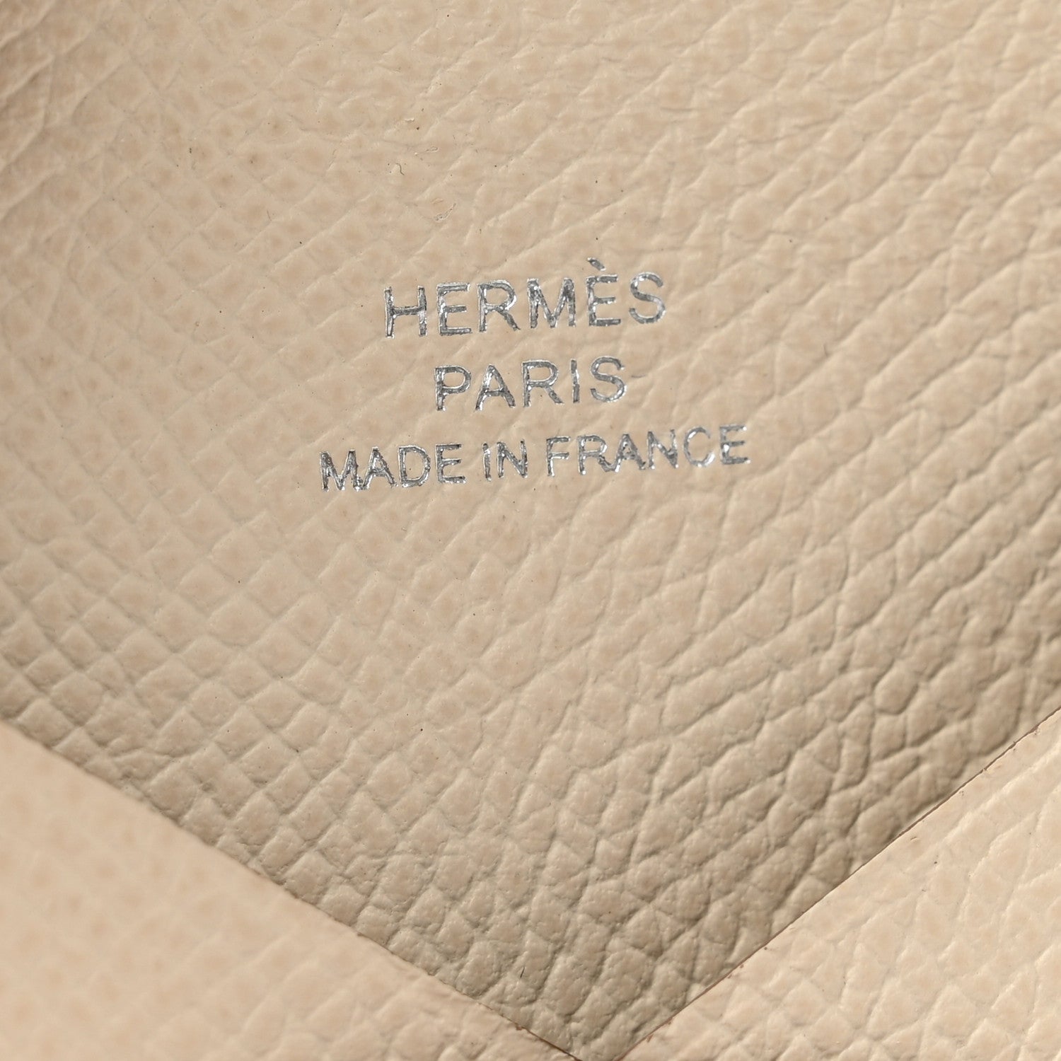 Hermes Epsom Calvi Card Case Craie 6 of 7