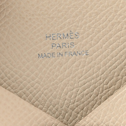 Hermes Epsom Calvi Card Case Craie 6 of 7
