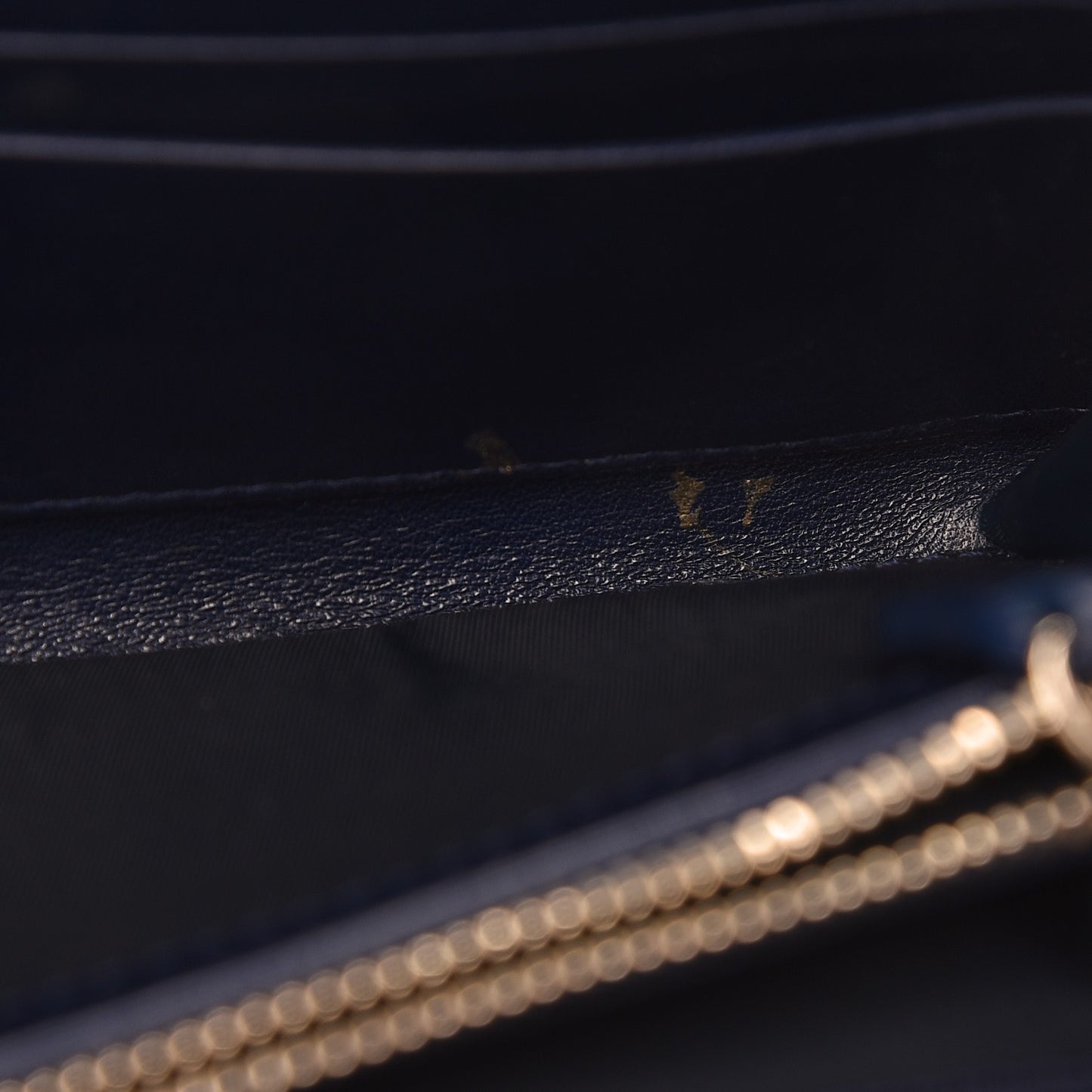 Patent Cannage Lady Dior Continental Zip Wallet Blue