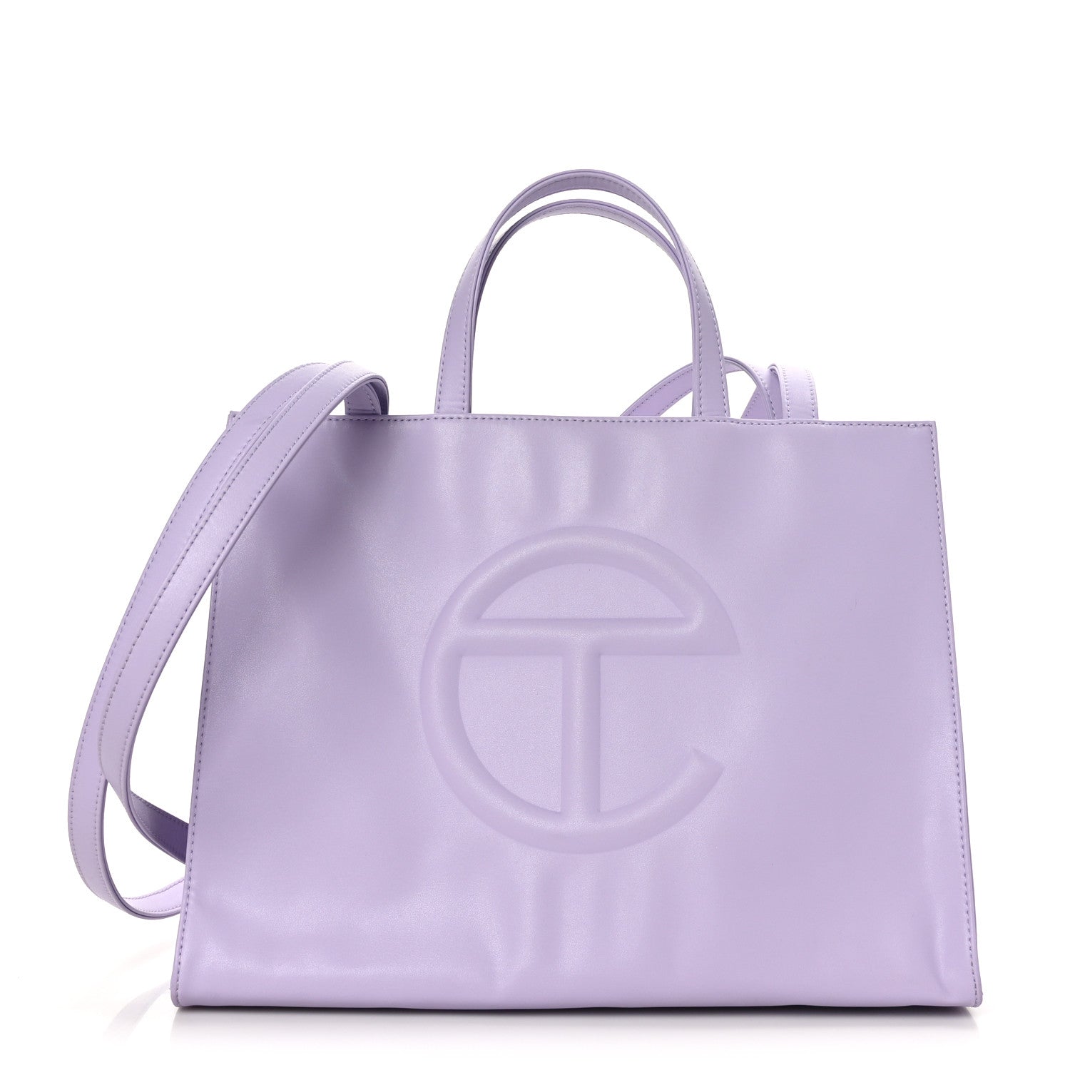 Telfar Vegan Leather Medium Shopping Bag Lavender 1 of 8