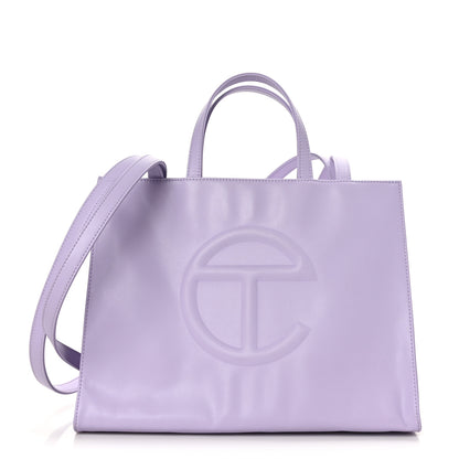 Telfar Vegan Leather Medium Shopping Bag Lavender 1 of 8