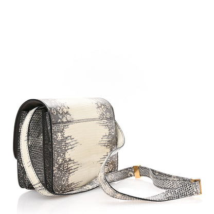 Celine Lizard Small Classic Box Flap Bag Natural 3 of 11