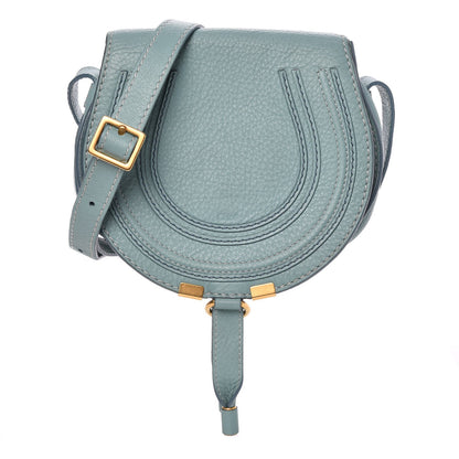 Chloe Calfskin Mini Marcie Round Crossbody Bag Fresh Mint 1 of 8