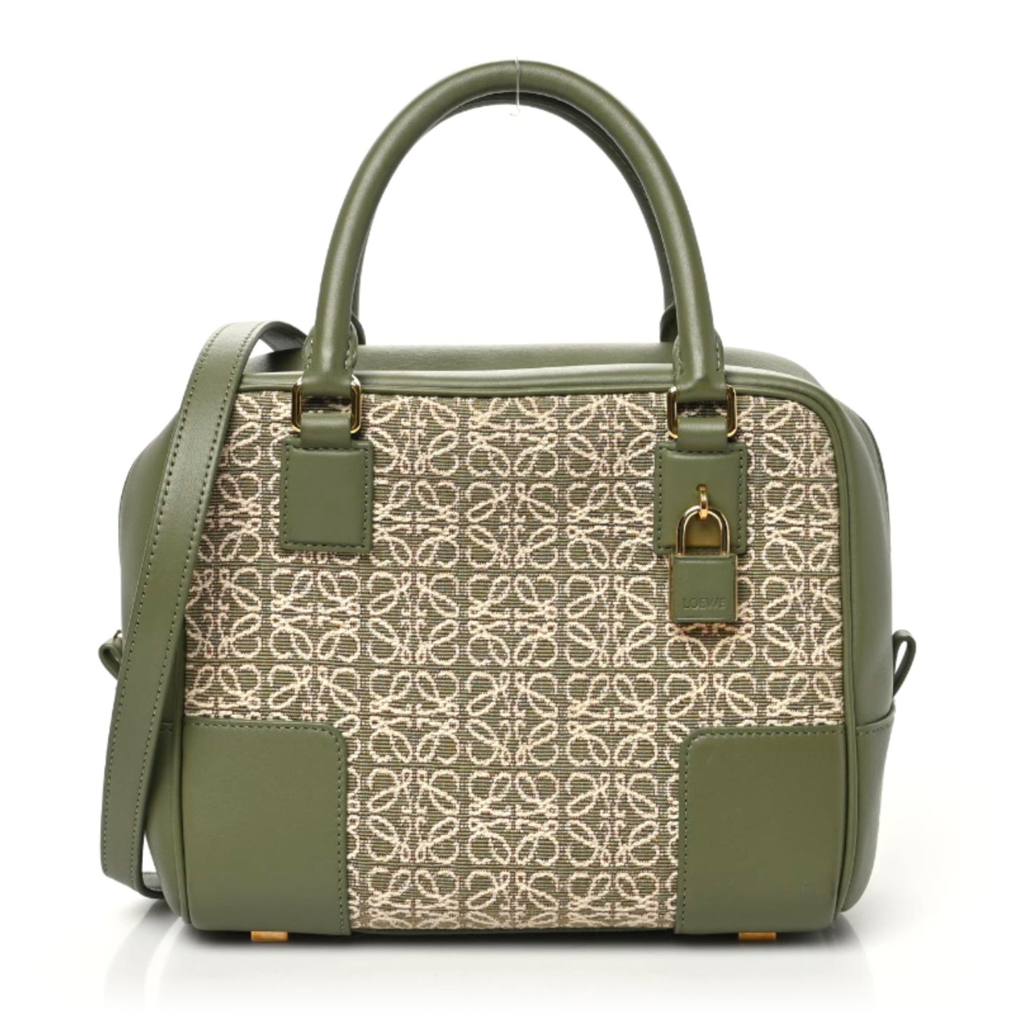 Jacquard Anagram Calfskin Amazona 19 Avocado Green