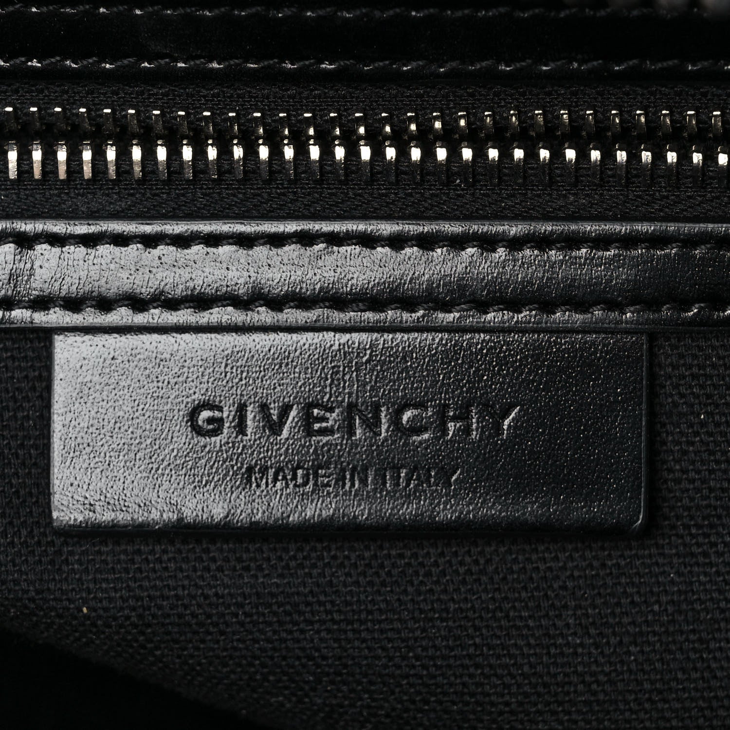 Givenchy Shiny Lord Calfskin Medium Antigona Black 6 of 12