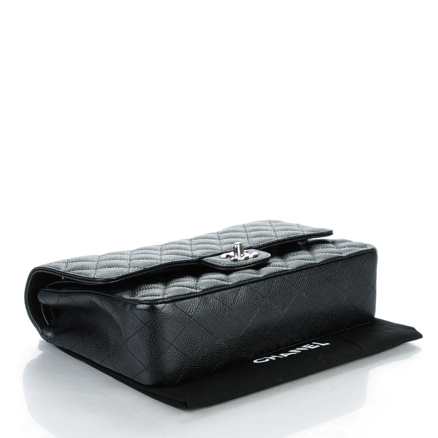 Chanel Caviar Quilted Medium Double Flap Black 4 of 8