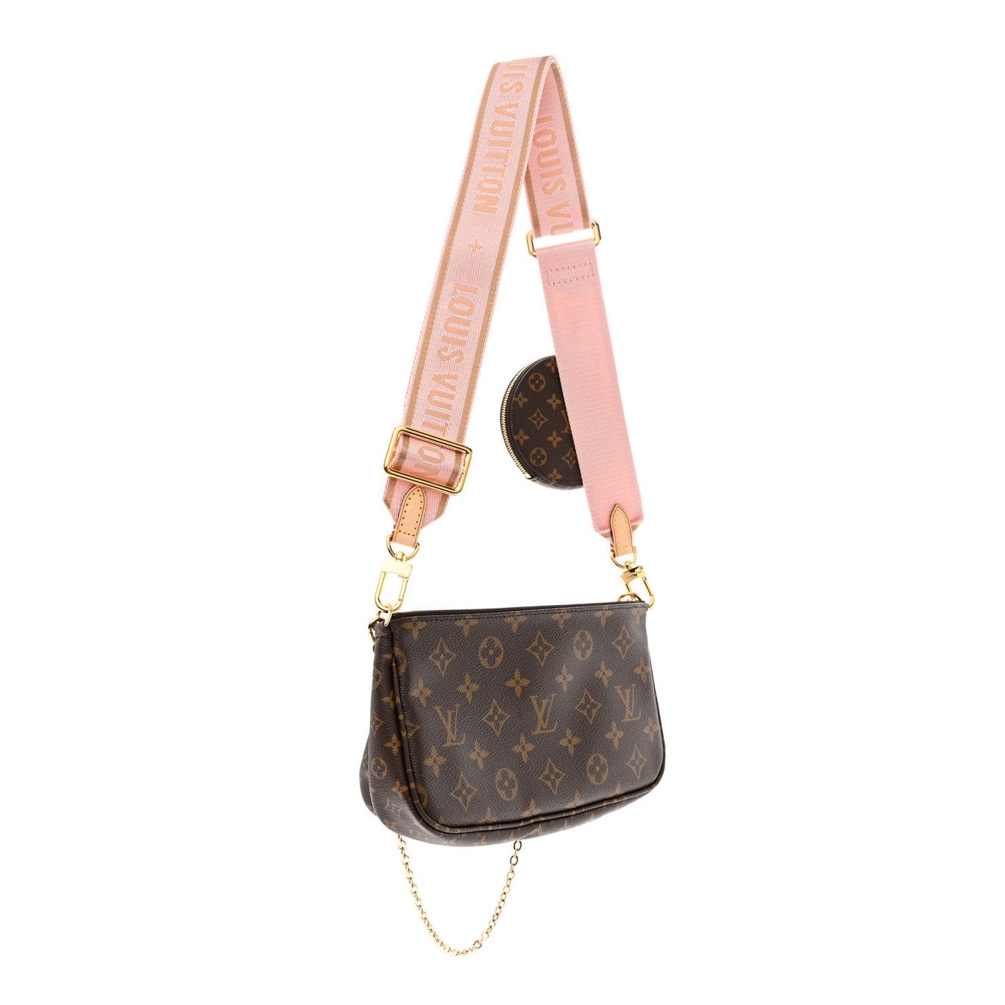 Monogram Multi Pochette Accessories Rose Clair