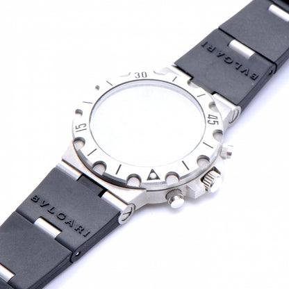Bulgari BVLGARI Stainless Steel Rubber 38mm Diagno Scuba Chronograph Automatic Watch Black 4 of 5