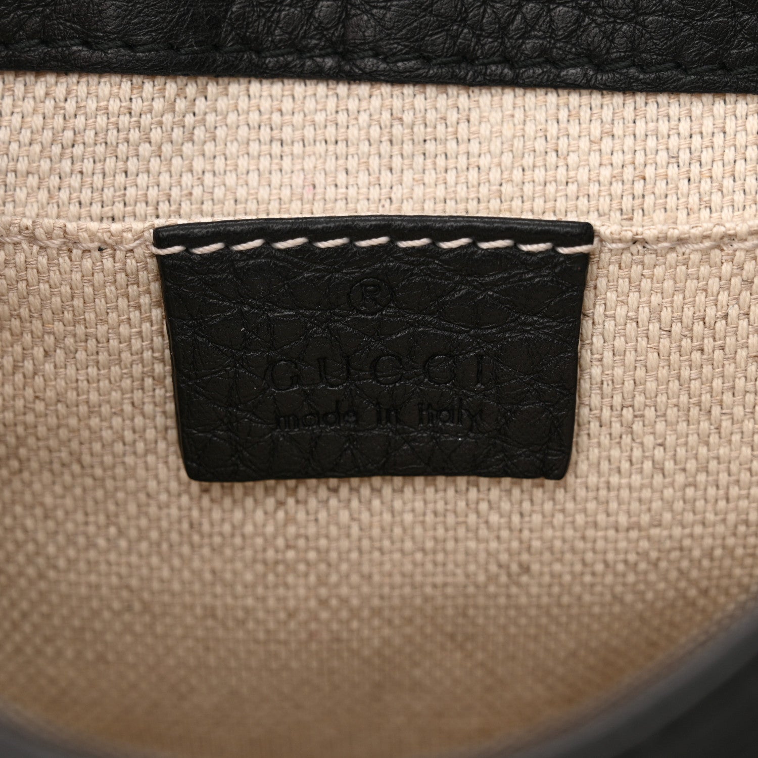 Gucci Pebbled Calfskin Small Soho Flap Crossbody Black 5 of 11