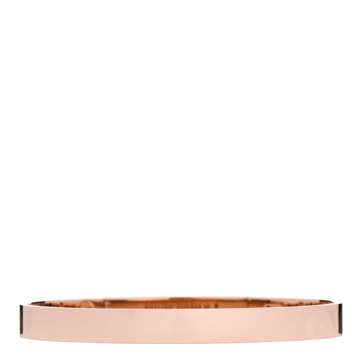 Hermes 18K Rose Gold Diamond PM Collier De Chien Bracelet SH 2 of 4