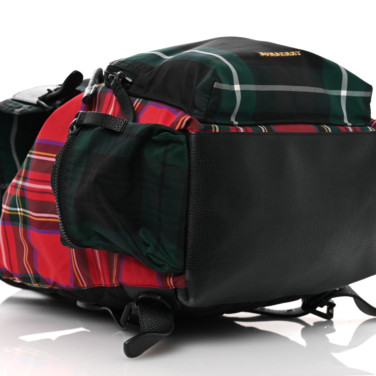 Burberry Nylon Tartan Large Rucksack Backpack 9 of 17