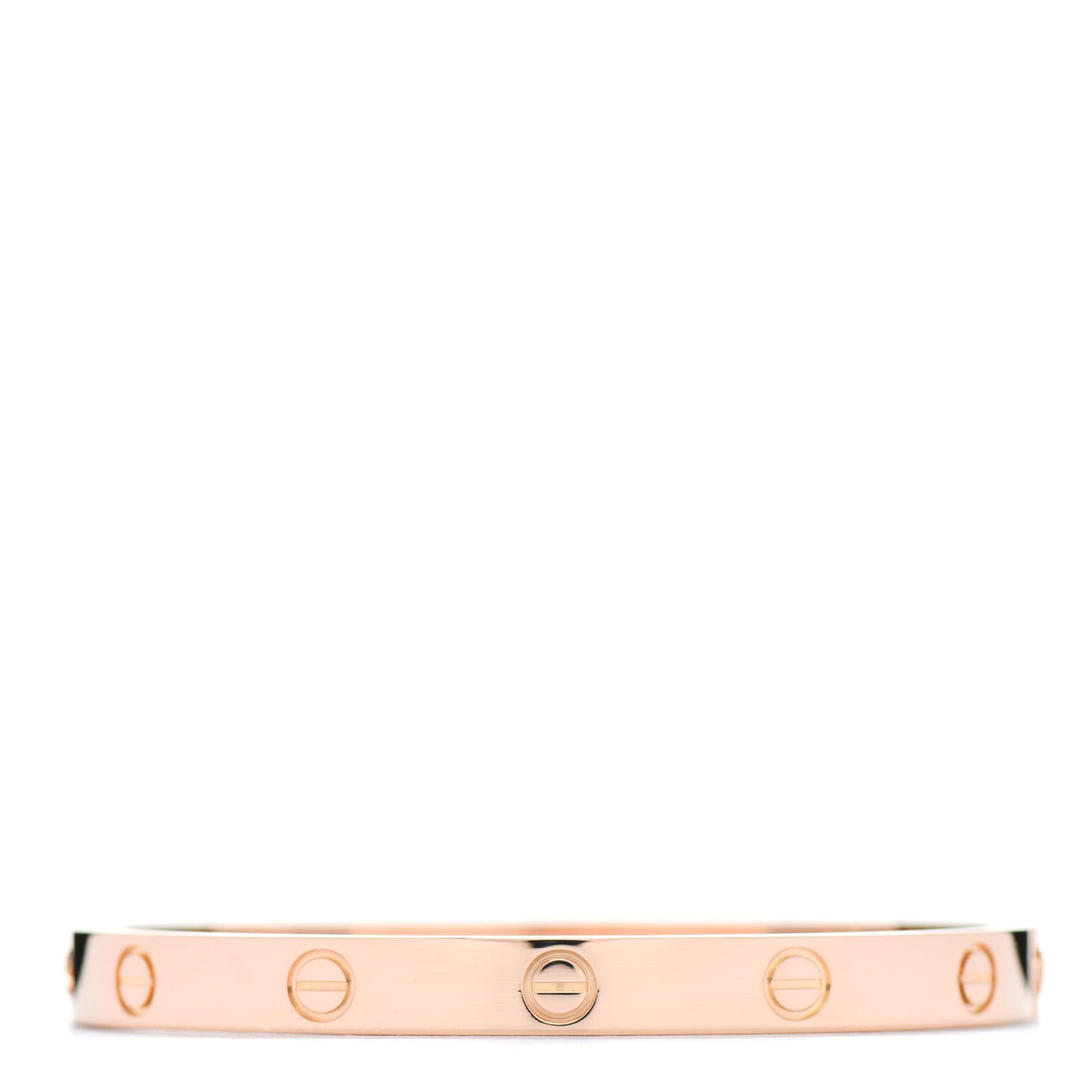 18K Pink Gold LOVE Bracelet 17