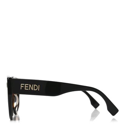 Fendi Acetate FF Fendi Butterfly Sunglasses FE40017I Havana 3 of 7
