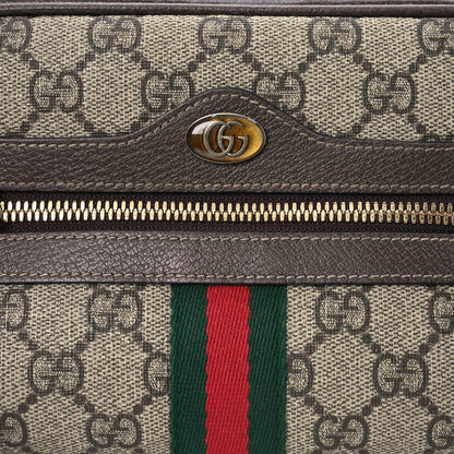 Gucci GG Supreme Monogram Web Small Ophidia Belt Bag 95 38 Dark Brown 9 of 16