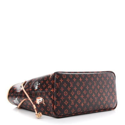 Louis Vuitton Catogram Neverfull MM Marron 5 of 10