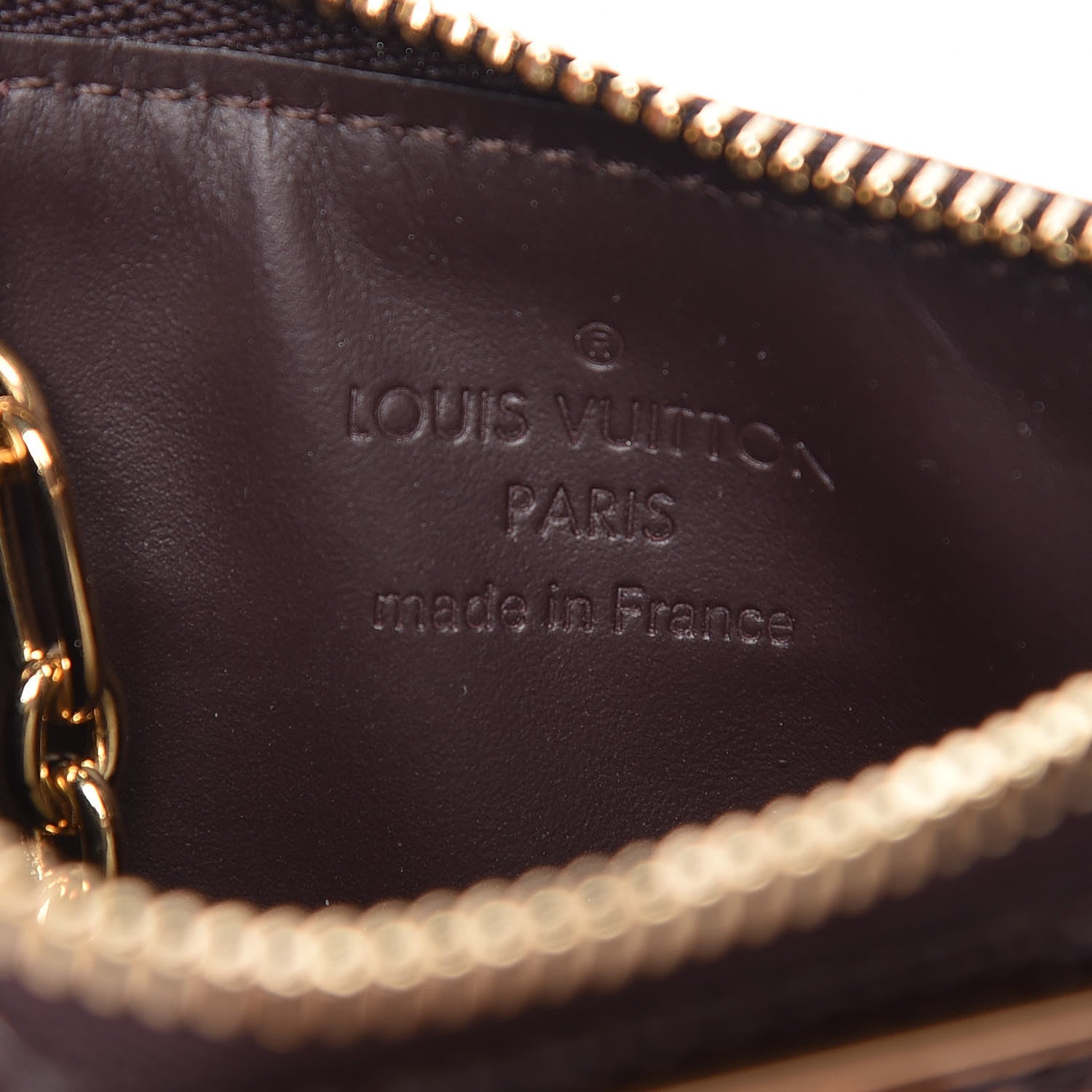 Louis Vuitton Vernis Key Pouch Amarante 6 of 7