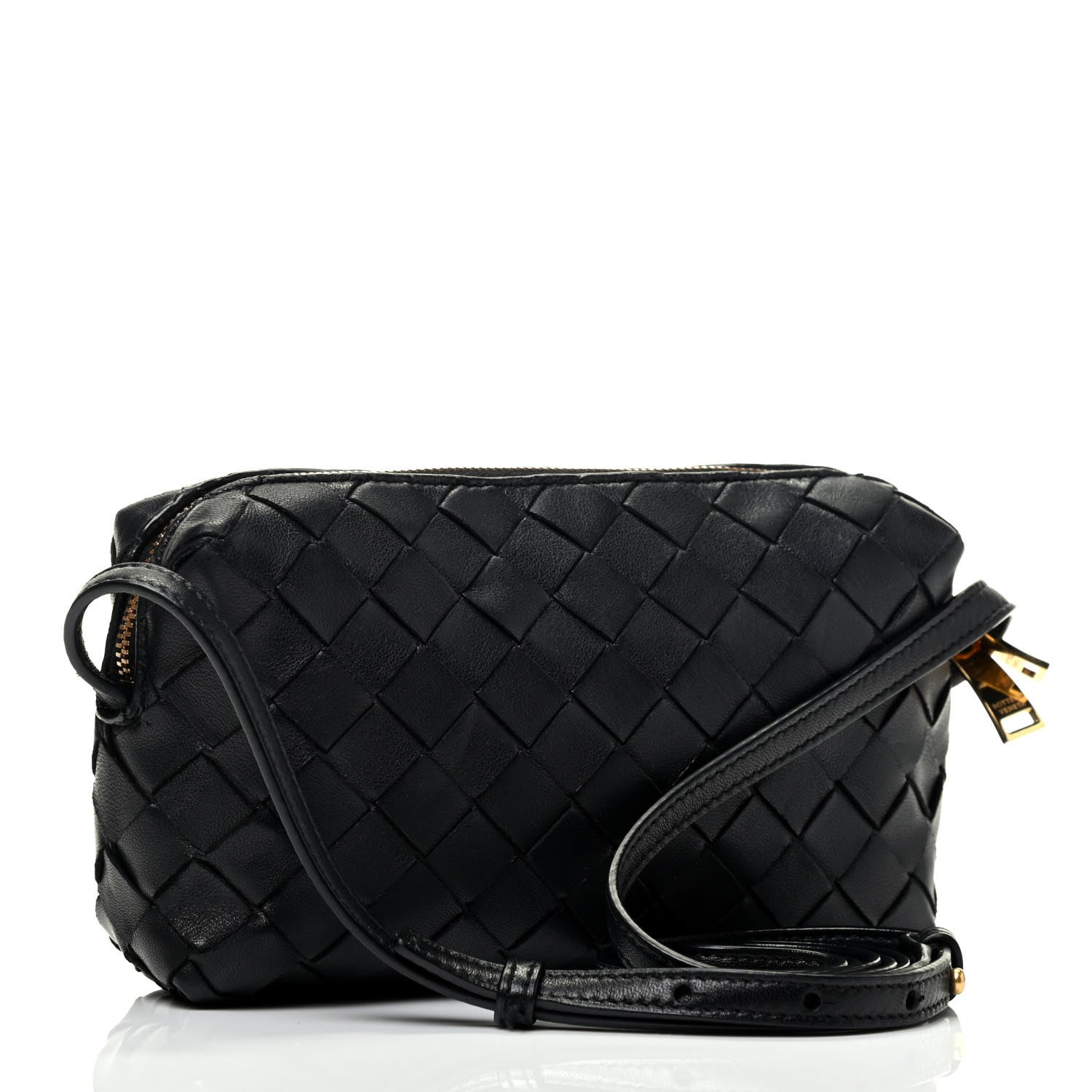 Bottega Veneta Nappa Intrecciato Mini Crossbody Black 3 of 9