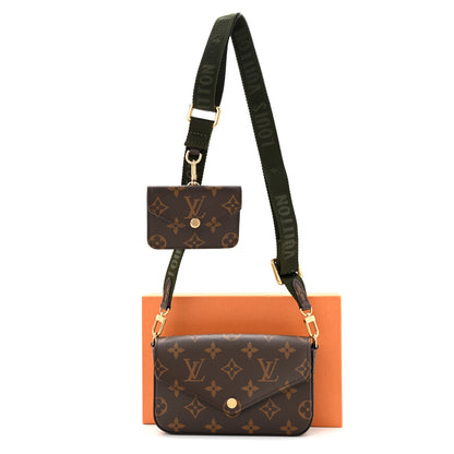 Louis Vuitton Monogram Felicie Strap & Go Kaki 10 of 10