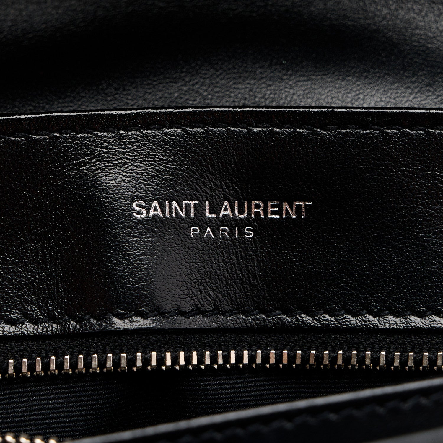 Saint Laurent Calfskin Y Quilted Monogram Toy Loulou Crossbody Bag Black 6 of 11