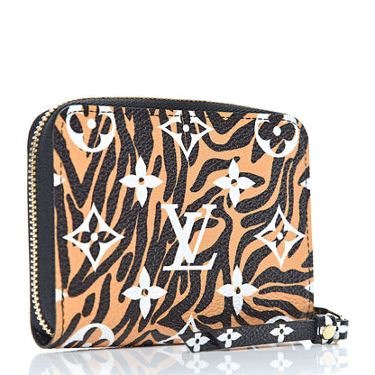 Louis Vuitton Monogram Giant Jungle Zippy Coin Purse Black 3 of 7