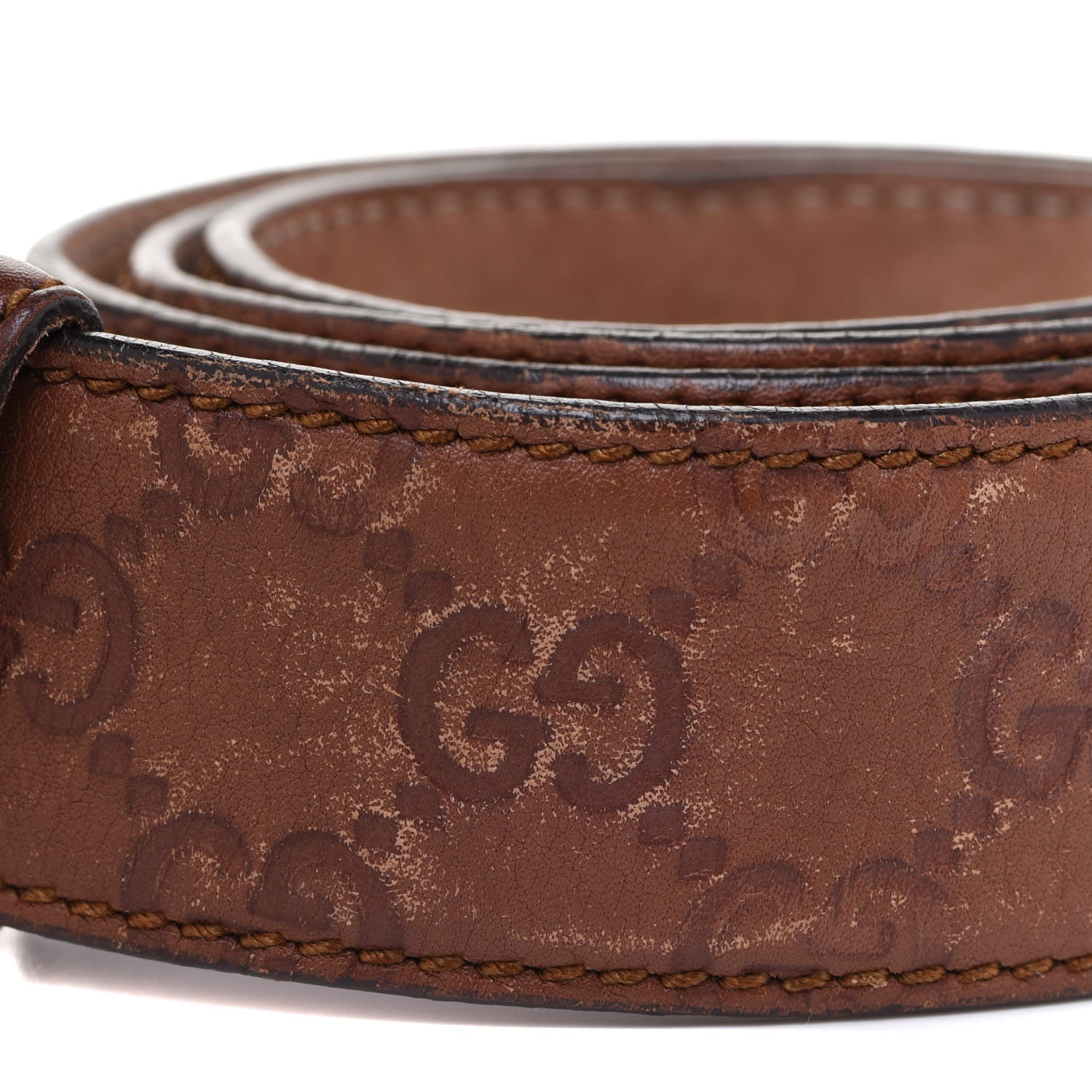 Gucci Guccissima Interlocking G 40mm Belt 85 34 Acero 4 of 5
