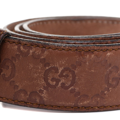 Gucci Guccissima Interlocking G 40mm Belt 85 34 Acero 4 of 5