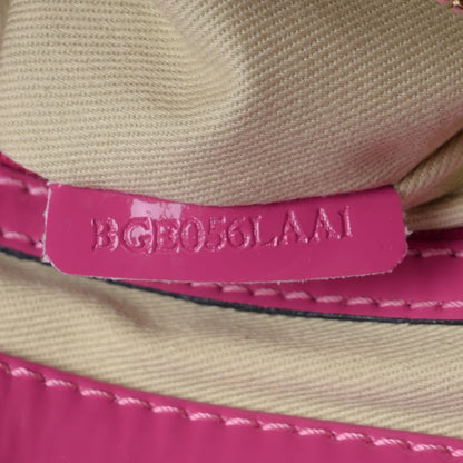 Valentino Garavani Patent Lacca Bow Tote Pop Fuxia 9 of 9
