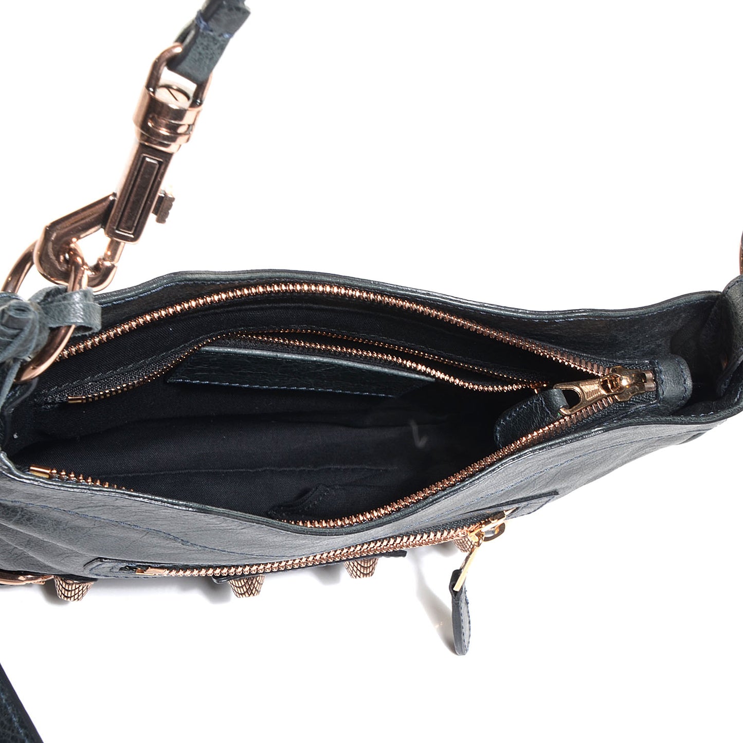 Agneau Giant 12 Rose Gold Hardware Hip Anthracite