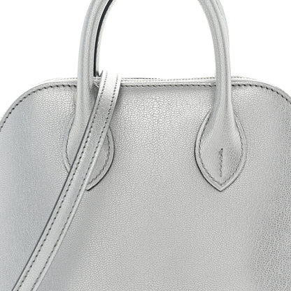 Hermes Metallic Chevre Chamkilight Mini 1923 Bolide Argent 8 of 11